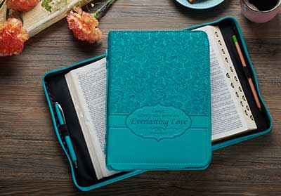 KJV Turquoise Bible Cover
