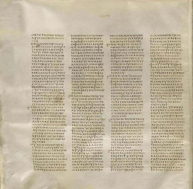 Codex Sinaiticus manuscript