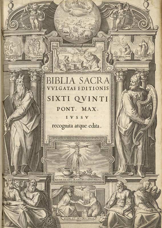 Frontispiece of the Vulgate