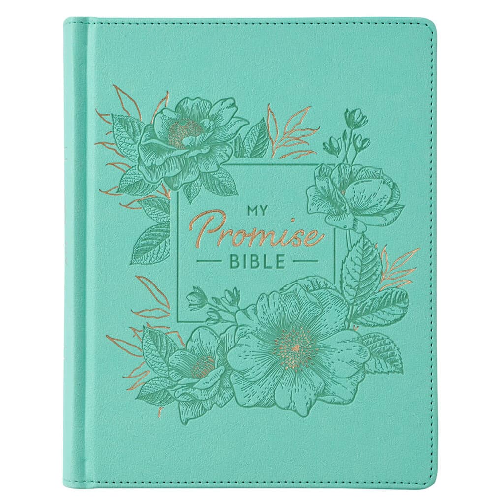 Teal Faux Leather Hardcover KJV My Promise Bible