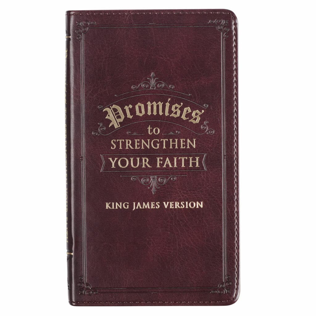 Promises to Strengthen Your Faith KJV Brown Faux Leather Devotional
